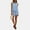 Blue, variant on Shirts for Women Sleeveless Tank Top With Matching Shorts Set Cotton Striped Sweatsuit Polyester Cotton Blend Beach Vacation Casual Outfit L Size Spring Summer Womens Tops