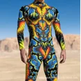 thumbnail image 5 of Disfraz Cool Cyber Armour para Hombre, mono de Cosplay, Steampunk, Punk, Halloween, carnaval, fiesta, espectáculos, traje Zentai, 5 of 5
