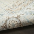 thumbnail image 6 of Nourison Astra Machine Washable Center medallion Ivory Blue 6'7" x 9' Area Rug (7x9), 6 of 9
