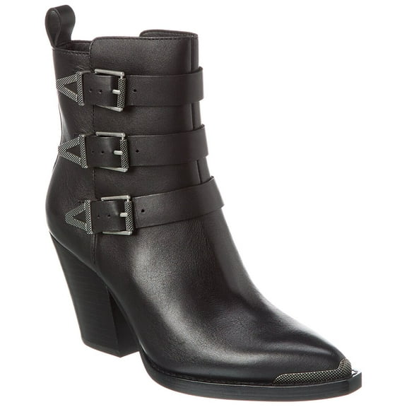 Ash Edwin S Leather Boot, 36, Black