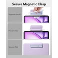 thumbnail image 7 of ESR Keyboard Case Compatible with iPad Air 11" M4/M3/M2 (2026/2025/2024) & iPad Pro 11/Air 5th/4th Gen, Floating Stand & Multi-Touch Trackpad, Purple, 7 of 7