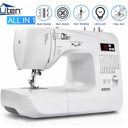 Sewing Machines Portable Embroidery Machine with 60 Built-in Stitches Portable