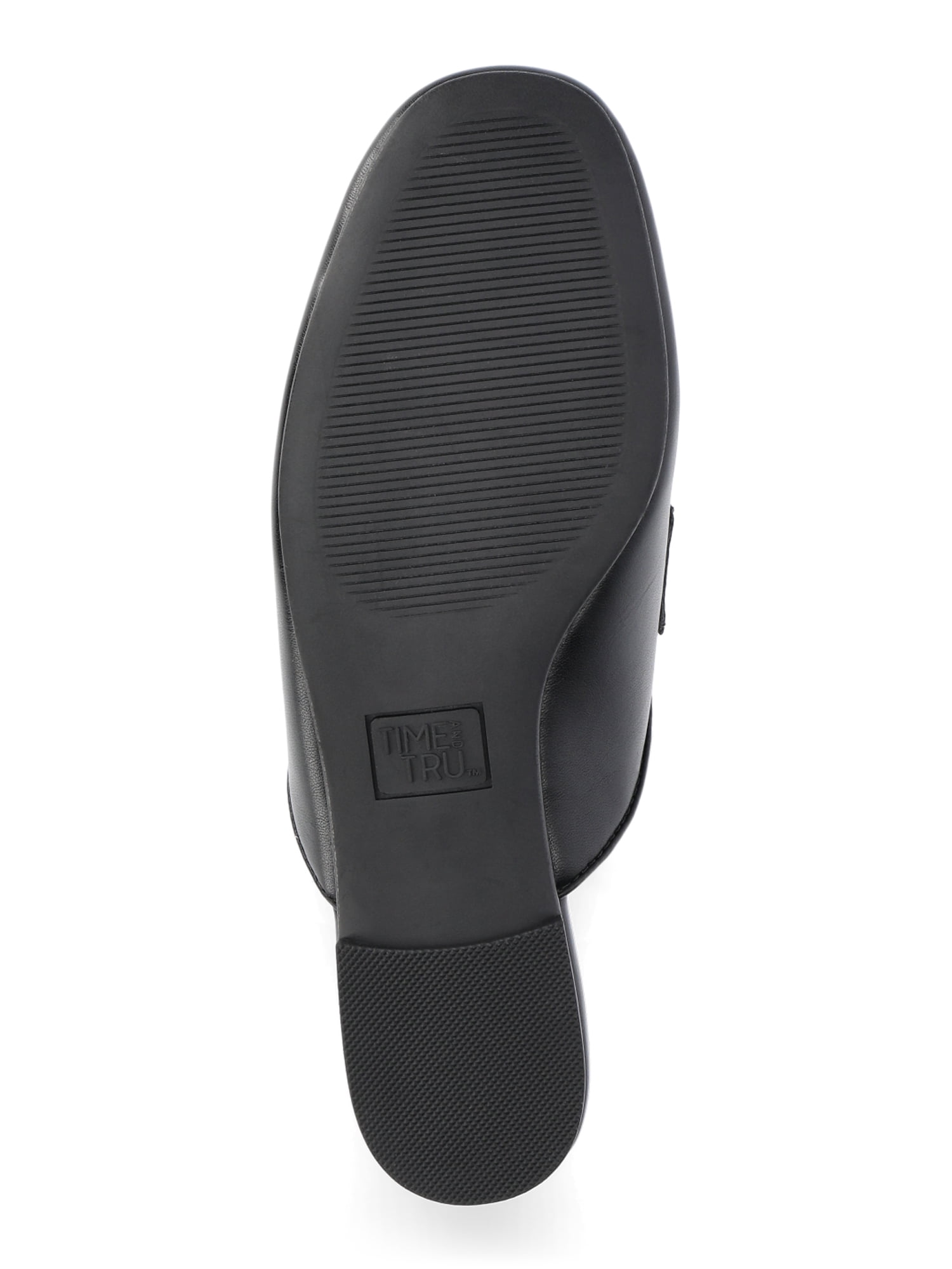 Time and Tru Women's Horsebit Slip-on Mules