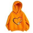 thumbnail image 2 of Bnwani Kids Hoodies Girls Cotton Long Sleeve Fall Loose Sweatshirt Valentine'S Day Hearts Printed Pullover, 2 of 3