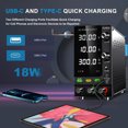 thumbnail image 2 of DC Power Adjustable OCP Output Switch 30V 10A with USB Dual Fast Charge Interface Black, 2 of 10