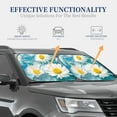 thumbnail image 4 of Fotbe Daisy Flowers 2-Piece Car Windshield Sun Shade | Sun Blocker for Car Windshield | Foldable Automotive Interior Accessories for Sun Protection-Medium, 4 of 7