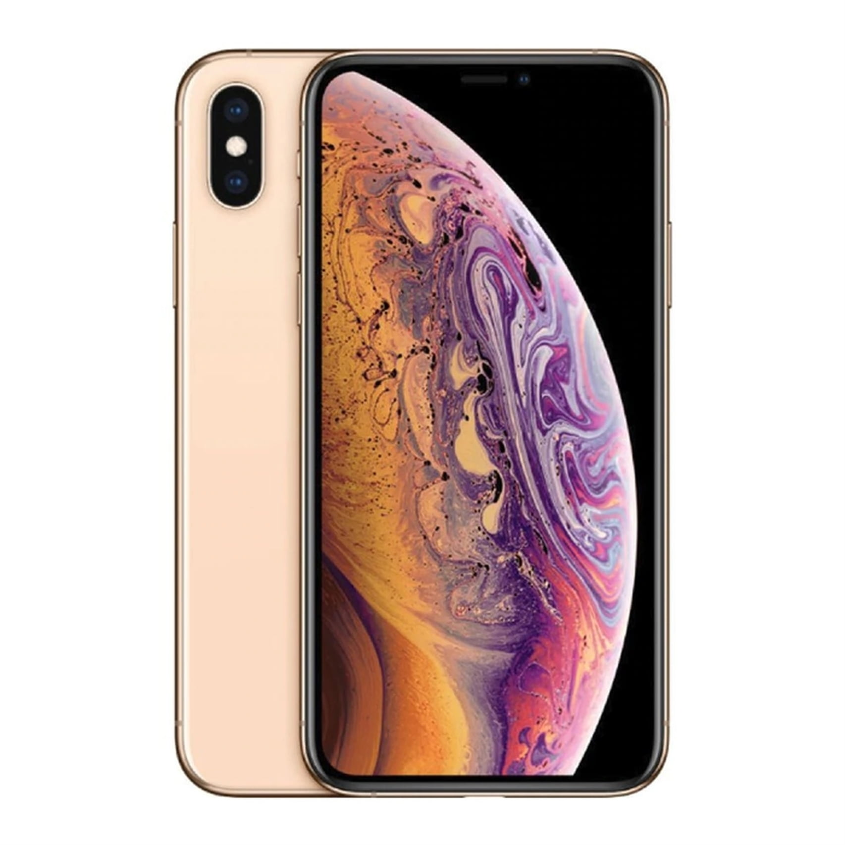 iPhone - iPhone XS 64GB Gold 本体 Restored AT&T Apple iPhone XS Cell Phone 64GB 5.8