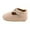 Beige, variant on Odeerbi 2025 Baby First Walkers Boys Girls Shoes Non-Slip Rubber Sole High-Top Infant First Walking Shoes Toddler Crib Shoes Newborn Loafers Flats