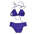 thumbnail image 2 of bar III Womens Triangle Side Tab 2 Piece Bikini, Purple, X-Small, 2 of 2