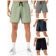 thumbnail image 2 of Pantalones cortos deportivos para hombres con bolsillos de fitness para correr de secado rápido Abanopi Verde claro/XL, 2 of 7