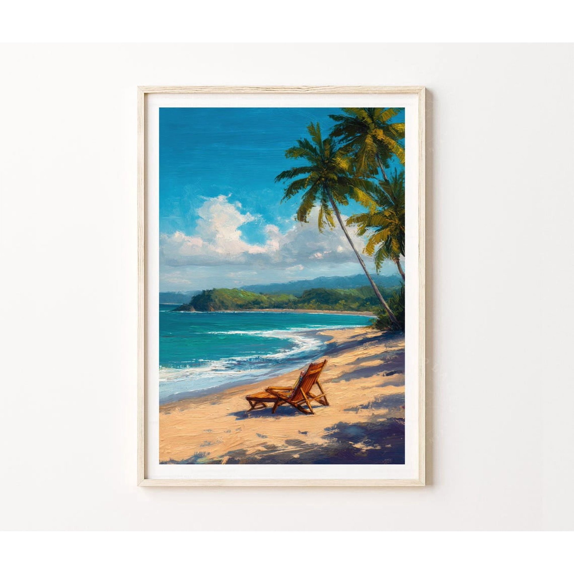 Montezuma Beach Costa Rica Coastal Wall Art Home Decor