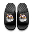 thumbnail image 2 of Unisex ISlide Joe Burrow Black LSU Tigers Collage Motive Slide Sandals, 2 of 5