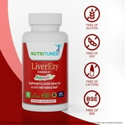 Liver Support Supplement–Supports Detox, Cleansing & Fat Metabolism – with Bergacyn FF (Bergamot & Artichoke) – 30 LiverEzy Vegan Capsules