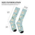 thumbnail image 2 of Compression Socks For Women And Men - Swim Capybaras Bird Compression Socks Circulation For Workout, 2 of 2