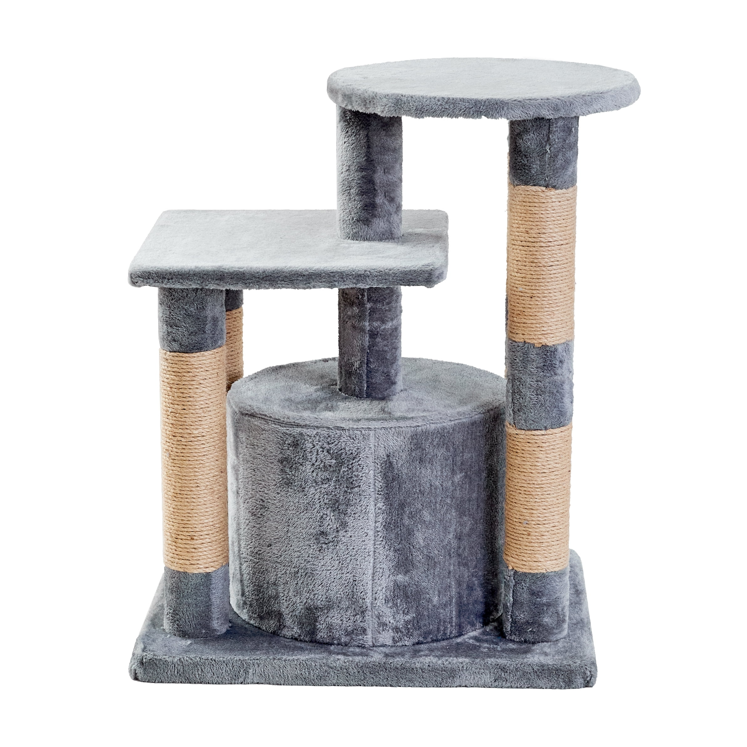 Two by Two Gala 30.5-inch Cat Tree, Cat Tower, Scratch Pad, Perch & Playground
