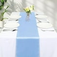 thumbnail image 6 of Knubmt Set of 1 Smooth Satin Table Runner 12 x 108 inches Rectangle Round Table Runner for Wedding Banquet Birthday Graduation Party, 6 of 7