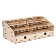 thumbnail image 4 of kusrkot 58-Holes Wooden Bottle Storage Rack,craft Cosmetic Makeup Bottle Storage Rack, 4 of 7