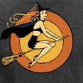thumbnail image 3 of CafePress - Retro Witch Long Sleeve T Shirt - Women's Long Sleeve Graphic Tee Casual Fit, 3 of 4