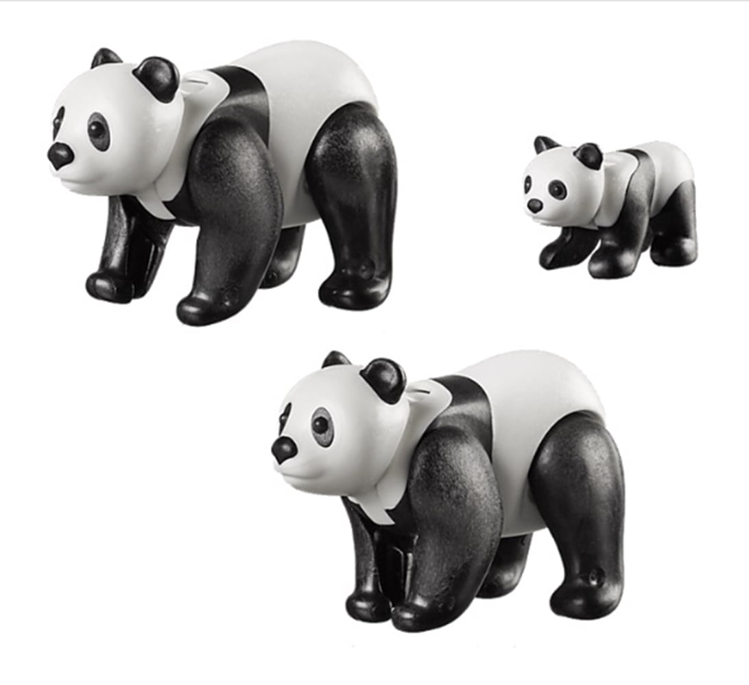 Varme forbedre modtage Playmobil #70353 Pandas with Cub NEW! - Walmart.com