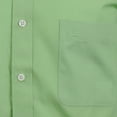 thumbnail image 4 of Monsieur Camisa de Vestir Regular Fit  Verde Limon, 16" Cuello 34" Manga Monsieur 13054X, 4 of 4