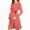 Reddish orange, variant on Bearsland Women’s Maternity Midi Dress Long Sleeve Casual Stretchy Pregnancy Dresses With Belt