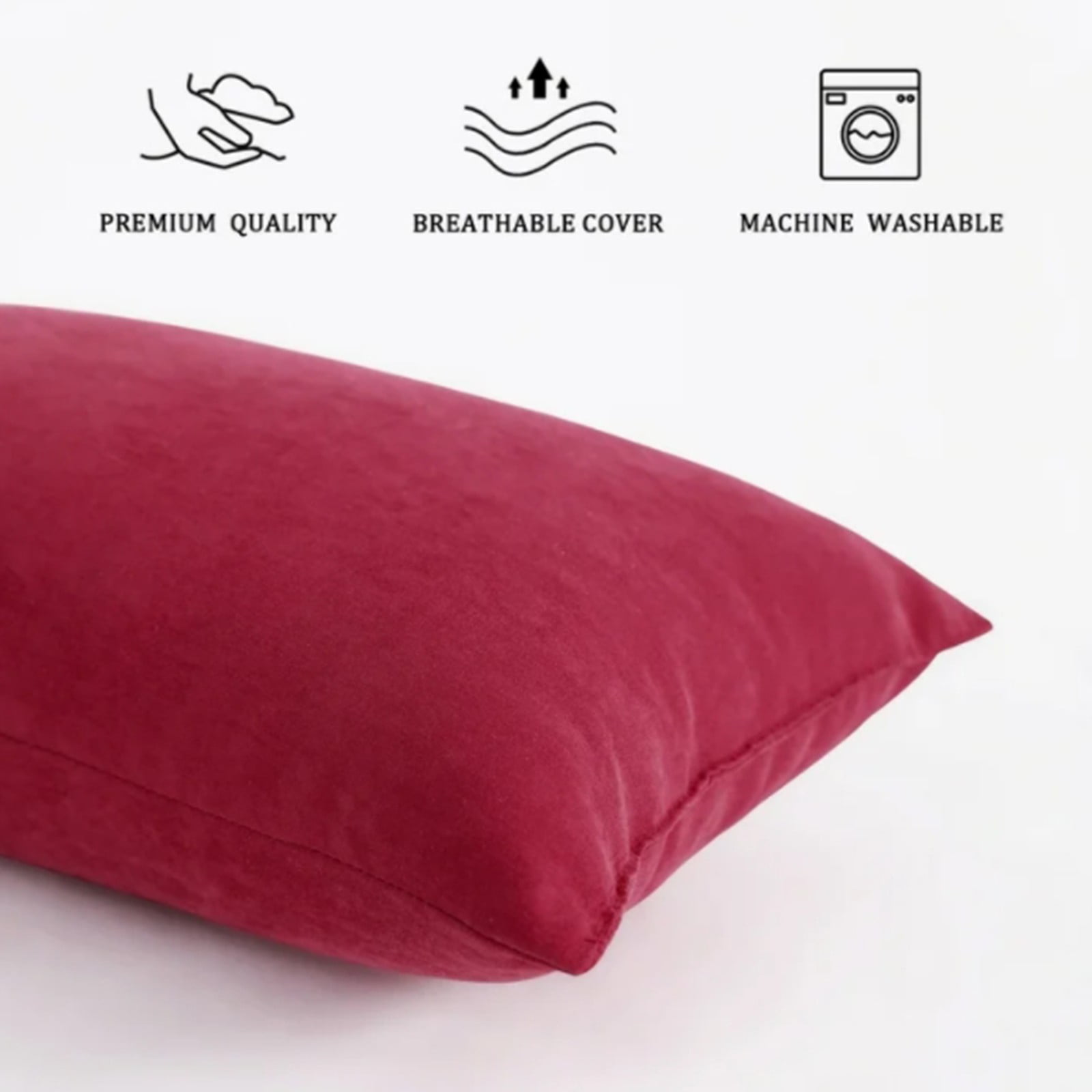Fenull Microfiber Soft Tiny Pillows, Clearance Under $5 Microfiber Mini Pillows for Travel, Pets, Soft Machine Washable Small Pillows for Neck, Wrist, Lumbar and Knee, Travel Pillows 11" X 7" 4PC
