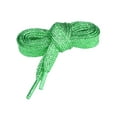 thumbnail image 2 of INSPIRE CHIC Unisex Shimmer Flat Shoelaces Sneakers Sparkling Shiny Shoes Strings 60cm/23.62" Green, 2 of 6