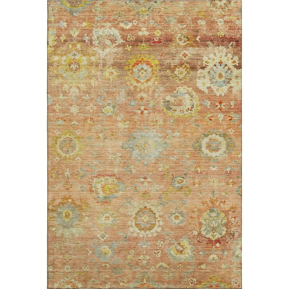 Dalyn Rugs Premium Machine Washable Mayfield AMF1107 Coral 2'6" x 3'10" Rug