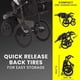 thumbnail image 3 of Jeep Hydro Sport Plus Jogger de Delta Children, Incluye Adaptador para Silla de Auto, Negro, Neopreno, Cuero, 3 of 5