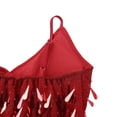 thumbnail image 7 of Zaldita Womens Sequins Tassel Flapper Ballroom Dress Asymmetric Fringe Tango Latin Dance Dress Red One_Size, 7 of 7