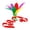 Black-D, variant on Shuttlecock , Colorful Goose Feather Silent Base 1 Count Training Kick Shuttlecock For Backyard Indoor Outdoor Sports Athletic Enthusiasts Casual Fun