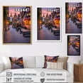 thumbnail image 4 of Designart "Street in Rothenburg, Germany IV" Cityscapes Floater Framed Wall Art Living Room, 4 of 7