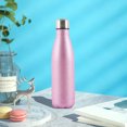 thumbnail image 1 of Tuvgenk Bouteille d'Eau Isolée 17 Oz Bouteille d'Eau de Sport en Acier Inoxydable Flasque Portable Réutilisable Rose pour Plein Air Randonnée Voyage, 1 of 6