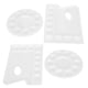 thumbnail image 4 of Paletas De Bandejas De Pintura Circulares, 2 Paletas De Bandejas De Pintura Rectangulares Para Pintar Para Arte De Bricolaje ANGGREK Otros, 4 of 8