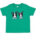 thumbnail image 3 of Inktastic Boston Terriers (dark Apparel) Boys or Girls Toddler T-Shirt, 3 of 5