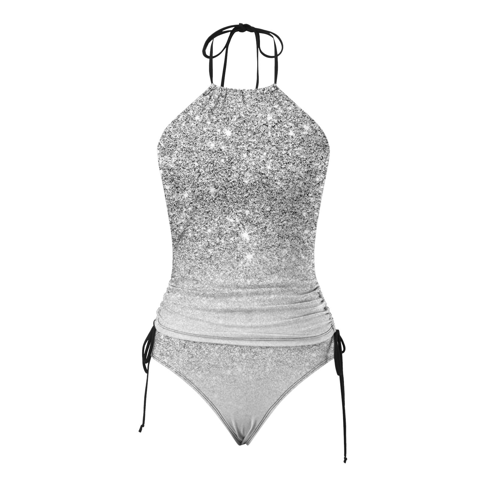 Tankini 2 Pièces Dos Nu Pour Femme - Imprimé élégant, Réglable, Idéal Pour Plage Ou Piscine