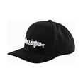 thumbnail image 1 of Troy Lee Designs Curved Snapback Hat, Signature Black/White, OSFA, 1 of 4