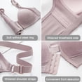 thumbnail image 5 of Popvcly Easy On Front Closure Wireless Comfort Bra for Women, Wireless Cotton Sleep Bras, Size 80/36-100/44, 5 of 6