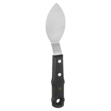 Uxcell No.14 Painting Palette Knife Stainless Steel Pointy Spatula Paint Pallet Knife for Oil Acrylic