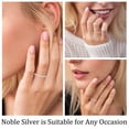 thumbnail image 5 of APSVO S925 Sterling Silver Plated Rings for Women Girls CZ March Birthstone Ring with Blue Aquamarine Promise Band Birthday Graduation Jewelry Gifts Teen Mom Her Wife Lady Kids Ideas, 5 of 9