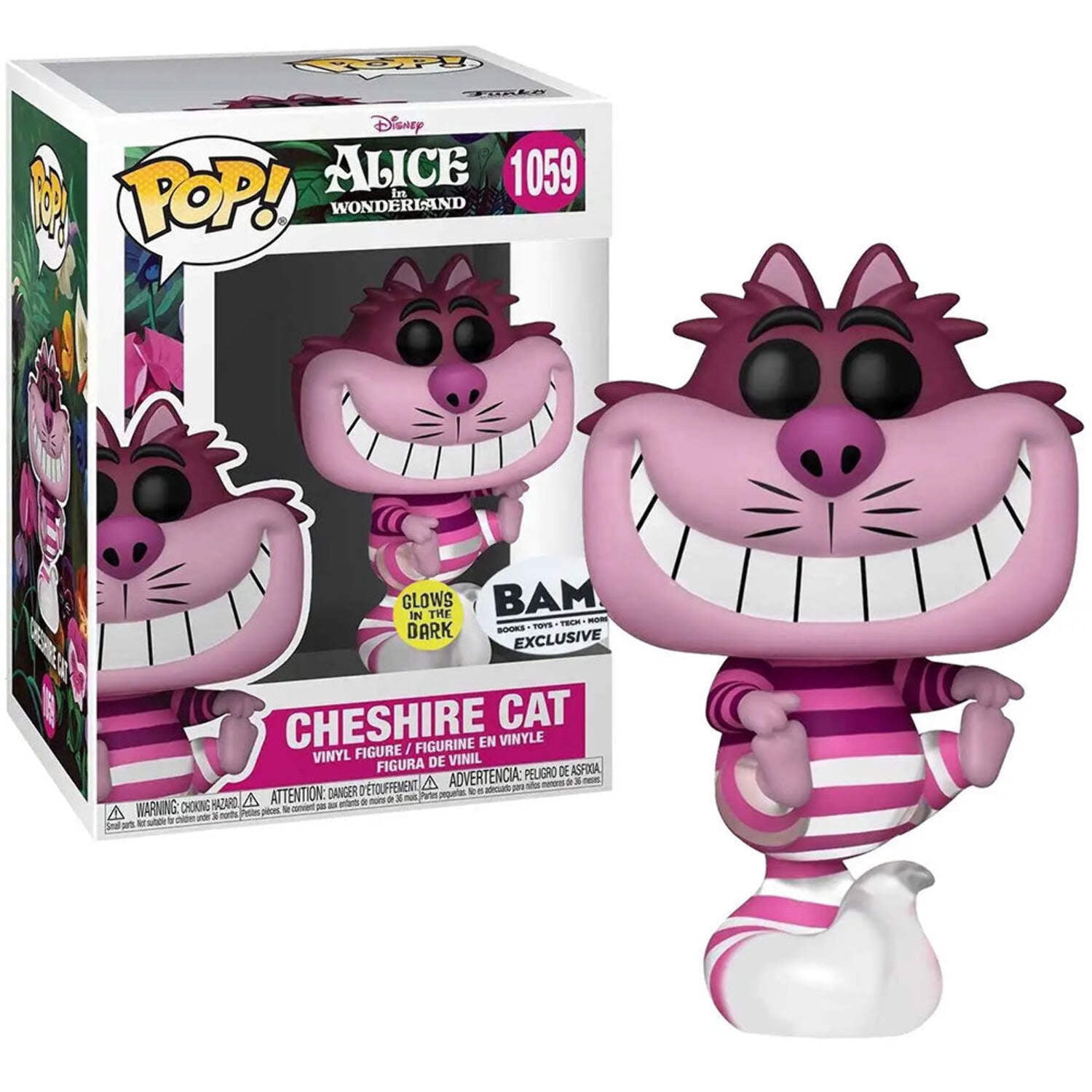 Funko POP! DIsney Alice in Wonderland Cheshire Cat #1059 [Glows in the Dark] Exclusive