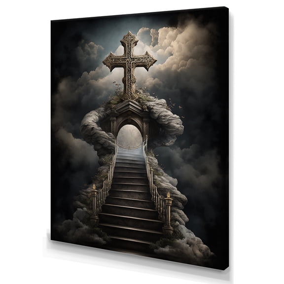 Designart Stairway To Heaven I Canvas Wall Art