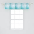 thumbnail image 2 of Ambesonne Geometric Window Valance, Forms in Turquoise Tones, 42" x 12", Turquoise and Pale Blue, 2 of 3