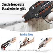 MEITE SC7E Pneumatic Hog Ring Plier Tool with Extended Nose 15 Gauge 3/4 Crown C Ring Gun