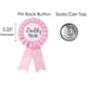 thumbnail image 2 of Pin de insignia de hojalata para papá y mamá, botón para baby shower, regalo para papá nuevo, revelación de género, fiesta, niña, rosa, botón de roseta, celebración de bebé (rosa claro) MFZFUKR WRLF-672, 2 of 4