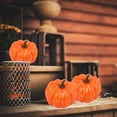 thumbnail image 6 of Cheapark Simulated Pumpkin Set 3-Piece 5inch Thanksgiving Photo Props For Home Garden Autumn Harvest Festival Decor, 6 of 6