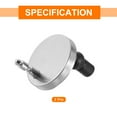 thumbnail image 3 of 2Pcs Toilet Seat Hinge Fixings, Quick Release Top Fix Nuts Screws Hole Fittings, Expanding Rubber Screw Toilet Seat Hinge Replacement with 55mm Base, 3 of 6