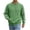 Green, variant on Gytharion Men's Contrast Stripe Sweatshirts Crew Neck Kangaroo Pockets Ribbed Cuffs Comfortable Pullovers Fall Winter Sports Sweatshirts