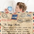 thumbnail image 7 of To My Son Blanket from Mom,Birthday Gifts for Son Adult,Son Birthday Gifts Ideas,Son Gift from Mom,Son Gifts for Christmas,Positive Encourage Love Son's Flannel Blanket Gifts 50"X60", 7 of 7