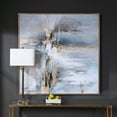 thumbnail image 6 of Uttermost Road Less Traveled Contemporary Wood and Canvas Abstract Art in Gray, 6 of 9